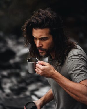 Taylor David Instagram - Fill your own cup — but make sure it doesn’t have a hole in it. #wanderman #wanderisms #travelBC #findyourlight #dudewithcup #madewithlove #lightwarrior By light shooter @hofmarkphotography