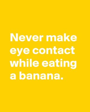 Taylor David Instagram - They say never make eye contact while eating a banana — luckily, baby bananas can’t see yet. 

Shot x @justinxshaw 

#wanderisms #bananaettiquette #wanderman #minibanana #costarica #puravida #helvetica #moralcompass #lighthumour #alwayslookdown #bananapuns