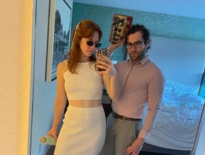Taylor Foster Instagram - Happy anniversary to my love. Here is to one year of you ❤️ other than Kyle’s hair, it feels like nothings changed. I’m smitten as can be. 😘