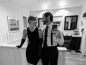 Taylor Foster Instagram - Happy anniversary to my love. Here is to one year of you ❤️ other than Kyle’s hair, it feels like nothings changed. I’m smitten as can be. 😘