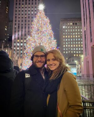 Taylor Foster Instagram - My first Christmas with the Critelli’s and Wrigley’s on the east coast. Enjoyed some painting, amazing food, doggy cuddles, and lots of hot beverages!! Love spending my holiday with my person @critellikyle ❤️