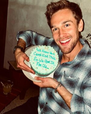 Taylor John Smith Instagram - |I have the best friends in the world ❤️ Thank you for the the send off and reminding me of my dietary constrictions. Next stop, NOLA. | 04•05•2021 [9:26] #wherethecrawdadssing #wherethewildthingsare