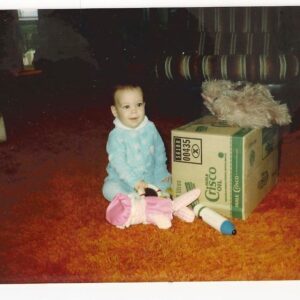 Taylor Kitsch Instagram - Had to give some baby pictures for an upcoming gig. Saw this. Still in awe. The carpet is obviously self explanatory.
Basically was given an old box, a ringette ring, a huge fuckin crayon, a doll and roadkill to play with growing up....obviously our health was paramount re CRISCO:)
I was told that onezy w the apparent neck brace was bc I ‘played so fuckin hard’. Totally understandable....my brothers are nowhere to be found either... probably were intimidated...
#olschool
#orangefurcarpet
#betterthanipads
#roadkilltoyz
#aloneyetpowerful
