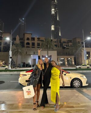 Taylor Polidore Instagram - THAT outside. An amazing trip! @harperspeaks brought 20  of us out to Dubai to celebrate more life and her birthday. My girl curated the trip of a lifetime. #virgosgroove 🥂