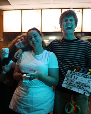 Taylor Richardson Instagram - twas a good friday, great even :,) @goodfridayfilm 🎬
•
📷: @melkrych & @l0vek4y 
#goodfridayfilm #scriptsupervisor #scriptsoup #filmmaking #featurefilm