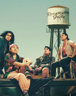 Tazbah Chavez Instagram - Since we wrapped season 3, I tried many times to make a post but I could never choose just ten pictures and I could never sum up into words what @rezdogsfx was to me and our community. I still can’t. Kinda want that ache to live forever. It’s that big. It’s that important. It’s a first; Indigenous made and led, but most importantly it’s good — it’s really good art — it’s really good television. So all I can still really manage to say and summarize is: consider us 🪶 for your Emmy’s considerations ✨ “Spirit out.”