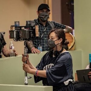 Tazbah Chavez Instagram - 🦖 🪶 this is late, but dinosaur ancestors teach us patience. @ericajtremblay thanks for writing such a funny episode. This was my first episode getting to work with all the Rez dogs and the bad guy gang and the aunties and the uncles all at once —  and it was a blast. Thanks to @ambermidthunder & @elishajohnpratt for making us all hyperventilate ✨ most of the shoot was spent holding our hands over our masks trying not to ruin a take with laughter. Love each and every one of the cast and crew that make our crazy ideas what they are. Thanks @sterlinharjo for it all 🦕