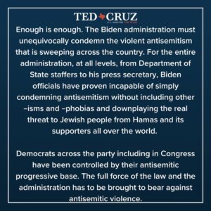 Ted Cruz Instagram - RELEASE: My Statement on the Murder of a Jewish Man in Thousand Oaks, California