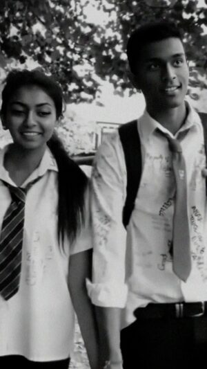 Teejay Instagram - When you finally say hi to her on the last day of school ✏️🎵 
Q: Did you talk to your favourite person in school? 

#tb #Vallavan #YuvanShankerRaja #Simbu 
#nostalgia #puppylove #highschool #yuvan