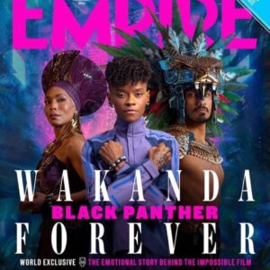 Tenoch Huerta Mejía Instagram - Wakanda Forever. Acompañado de @letitiawright y @im.angelabassett 

Revista/Magazine: @empiremagazine 
@marvelstudios @blackpanther 

#blackpanther #wakandaforever #marvel #mcu #tchalla #wakanda #shuri #letitiawright #angelabassett #namor #tenochhuerta #empiremagazine