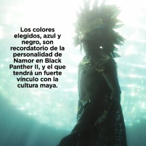 Tenoch Huerta Mejía Instagram - Para las personas curiosas: ¿Qué significa el tocado de plumas que usé durante la Comic-Con? 
Gracias a @hijosdelmaizoficial_mx 🪡

#WAKANDAFOREVER #Marvel #tenochuerta