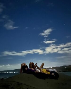 Teresa Daley Instagram - A night bathed in moonlight shared with twinkling souls.

We sang a sacred chant to the moon and wished you forever blessed by the universe.

My dear, how wonderful life is while you’re in the world.

Happy birthday.

📷 @viviendai0722 @remiimartinii
