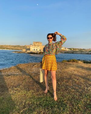 Teresa Romagnoli Instagram - Sicilia mon amour.
baciate dal sole e dall’Etna, coccolate e viziate da @alessandroenriquez_official 💕