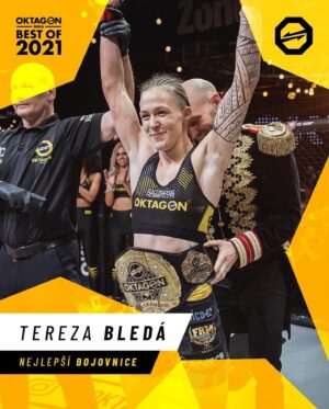 Tereza Bledá Instagram - Best female fighter in @oktagonmma 2021 🥳

@reindersmma @andre.reinders @frm_europe @orin_luca @pavolneruda @ondrejnovotny 
#mma #mmafighter #fighter #mmafighters #fighters #mmafight #fight #mmafights #fighting #mmafighting #mmalifestyle #lifestyle #mmaworld #mmagirls #wmma #mma2021 #mmachampion #mmachamp #mmachampion #champ #champion #oktagonmma