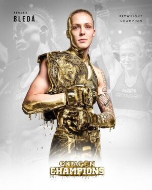 Tereza Bledá Instagram - I want to defend my belt so much ❗️

@reindersmma @frm_europe @oktagonmma 
#mma #mmafighter #fighter #mmafighters #fighters #mmafight #fight #mmafights #fights #mmachampion #champion #mmatitle #title #mmabelt #flyweight #womenflyweight #wmma #flyweightchamp #lifestyle #life #lifegoals