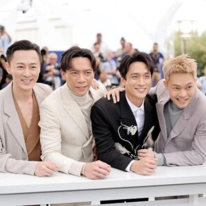 Terrance Lau Instagram - TWILIGHT OF THE WARRIORS: WALLED IN (CITY OF DARKNESS) @festivaldecannes 

Wardrobe @alexandermcqueen 

#Cannes2024 #MidnightScreening