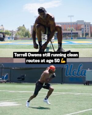 Terrell Owens Instagram - Terrell Owens still has some left in the tank 😳

(via STEVE JR MEDIA/YT)