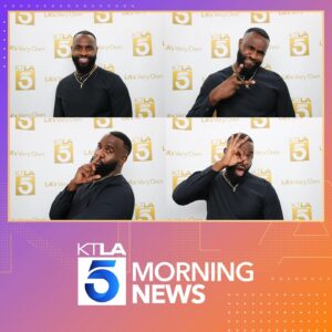 Terrence Terrell Instagram - Thank you @samontv and the family @ktla5news for a cool morning ! #obliterated #netflix