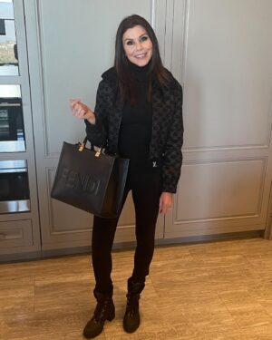 Terry Dubrow Instagram - Uh oh. She’s off to the HW trip! I’ll miss her so much. Come back very soon Honyi! In one piece please. #rhoc @heatherdubrow