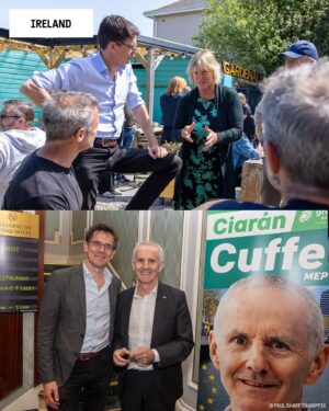 Terry Reintke Instagram - 💚 We have visited 17 EU countries with our leading candidates @terry_reintke and @baseickhout to campaign for the European elections.
 
🇦🇹🇧🇪🇭🇷🇨🇿🇩🇰🇫🇮🇫🇷🇩🇪🇮🇪🇮🇹🇱🇻🇱🇹🇳🇱🇵🇱🇵🇹🇸🇮🇪🇸 
 
🇪🇺 Now it’s up to you. Vote in the European elections and #ChooseCourage to protect the climate, to continue the Green and Social Deal and to stand up against the far-right!

❓ Have you already voted?