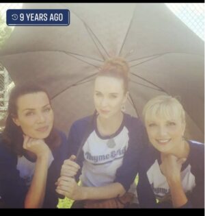 Teryl Rothery Instagram - Wow!!! @cedarcove on #Hallmark 9 years ago!! My “daughter” played by @ElysseLevesque and @rebeccamarshall 
💕