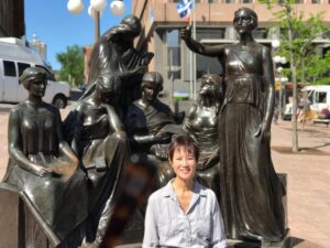 Tess Gerritsen Instagram - Enjoying the company of the Muses in beautiful Quebec.