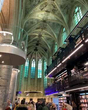 Tess Gerritsen Instagram - Just visited one of the most beautiful bookshops in the world, the Dominicanem in Maastricht.