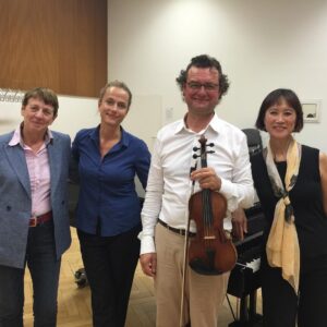 Tess Gerritsen Instagram - Finished my book tour in Germany with this wonderful team: Margarete Von Scwarzkopf, Claudia Michelsen, and Joerg Widmoser.