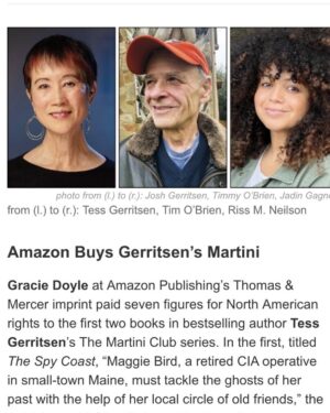 Tess Gerritsen Instagram - My new series!