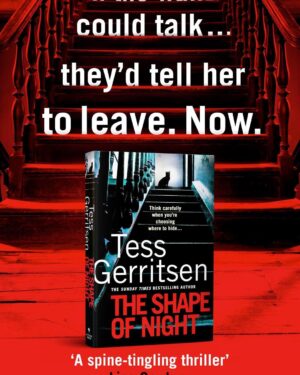 Tess Gerritsen Instagram - My cool SHAPE OF NIGHT transit ad! (Book will be out Oct 3 in UK, Oct 1 in US.)