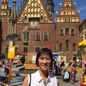 Tess Gerritsen Instagram - Visiting the beautiful city of Wroclaw Poland! Dining on pierogi and vodka!