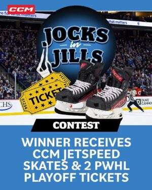 Tessa Bonhomme Instagram - 🚨GIVEAWAY ALERT. One lucky listener will win a pair of @ccmhockey JETSPEED FT6 pro skates (any size) and two tickets to a first round @thepwhlofficial playoff game of their choice!

To win, click the link in our bio, then ‘The Ultimate PWHL Hockey Bundle’. Register   earn as many entries as you can by following the links! Contest closes 04/03/24. GOOD LUCK🎉🏒