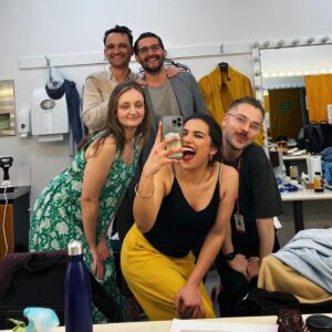 Tessa Rao Instagram - Wellington was WILD 💃 and our longest stop on tour! There’ll be a cheeky Welly pt 2 off-the-clock edition coming soon but here are some snaps whilst we were on the 🕰️ 

Highlights include performing within the iconic @te_papa, one particular show that went SO perfectly it felt surreal (pic 1&4 were taken right after we got off stage 🥰) and getting to call Welly home again, even just for a minute 🧚🏽‍♀️