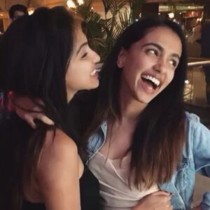 Tessa Vellara Instagram - Can you tell that I'm really nervous about her affection ? @teena.vellara