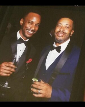 Tevin Campbell Instagram - 🔥Me. My bro🔥 #tylerperrystudios #grandopening  #flashback #campbellbrothers