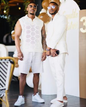 Thabang Kamogelo Molaba Instagram - Friends who become family. #Sandiles30thBirthday