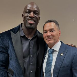 Thaddeus Bullard Instagram - Tonight, supporting my friend and tremendous force for good in our community @titusoneilwwe , who will be inducted into the @sportsclubtampabay Hall of Fame. Well deserved, congratulations!