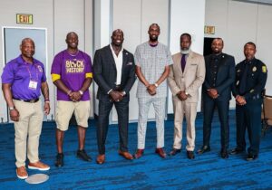 Thaddeus Bullard Instagram - Honored to speak at the @officialoppf Omega Psi Phi Fraternity, Incorporated 84th Grand Conclave International Youth Symposium today. As a Proud Omega Man since Spring 1999 it’s so beautiful to see my brothers descend upon my Hometown area of Tampa Bay!! Be OWT, But BE SAFE!!! RQQ ❤️
#Manhood,Perseverance, Scholarship, Uplift 

“Youth Advocacy, Resiliency, Diversity & Wellbeing Strategies for the Future”