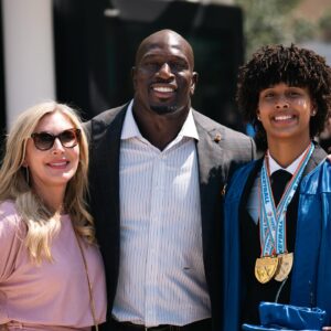 Thaddeus Bullard Instagram - Words cannot express how proud I am of my daughter Leah @leahbullard.official for all that she’s accomplished in a very short period of time. To hear her name announced at her high school graduation today from Dr. Phillips high school as one of the most accomplished and decorated senior classes in school history made me beam with Pride. Thank you to the fabulous Village that has helped make this moment possible. On to greater next stop @oaklandwbb ❤️🙏🏿

Congratulations To my Academic and Athletic superstar on you Graduation ❤️

Photo credit to my guy @jeffwooley