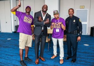 Thaddeus Bullard Instagram - Honored to speak at the @officialoppf Omega Psi Phi Fraternity, Incorporated 84th Grand Conclave International Youth Symposium today. As a Proud Omega Man since Spring 1999 it’s so beautiful to see my brothers descend upon my Hometown area of Tampa Bay!! Be OWT, But BE SAFE!!! RQQ ❤️
#Manhood,Perseverance, Scholarship, Uplift 

“Youth Advocacy, Resiliency, Diversity & Wellbeing Strategies for the Future”