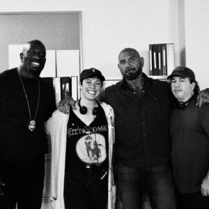 Thaddeus Bullard Instagram - Thanks to my brother @davebautista and the rest of the #Traphousemovie Cast, Crew and producers for allowing me to be a small part in this Great film project. 🎬🎞️