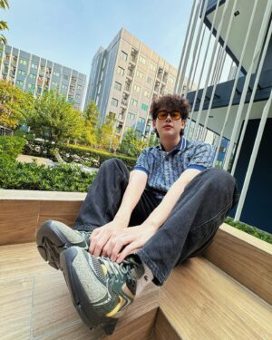 Thakorn Promsatitkul Instagram - Perfect match with #L003Neo sneaker, @lacoste 🐊
#LacosteTH