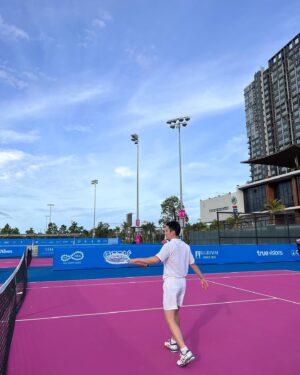 Thanwa Suriyajak Instagram - Heart court 😝🎾💗