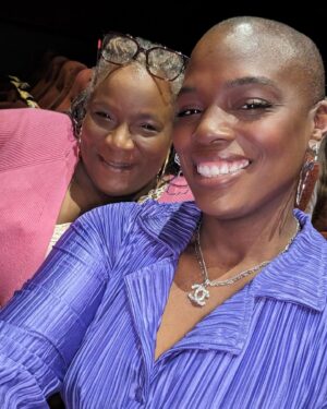 Thanyia Moore Instagram - Guys..... LISTEN UP!! The two episodes I saw of this show let's me know ITS GONNA BANG!! The acting was ACKTING! The comedy was HILARIOUS! The drama had us GRIPPED!! 

@candicec_w 👏🏾👏🏾 Another one!! Thank you for your hard work and talent and thank you for offering me the role 🫶🏾 

@dionne_brown GURRRRLLLL you already know I love you off. And I absolutely adore you in this!! And I only saw TWO EPS!! I can't wait to see your growth. Big up yourself, Sis 🫶🏾

And to the rest of the cast and crew - THANK YOU cause you can see this was a labour of love 💜

#Queenie June 4th on @channel4 and June 7th on @hulu 

MARK THAT IN YOUR DIARIES!! 💜