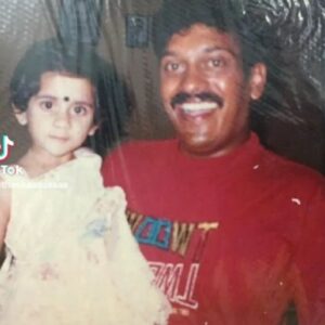Thasha Krishnakumar Instagram - Happy Father's Day appa... I'm dedicating this to you appa... A write up of me on Nanban Newspaper....Thank you my superhero for giving me the most beautiful 12years of my life... After he passed away,  there were days I didn't have pocket money for school. My amma worked really hard to educate my sisters and I and my amama gave everything she had to make sure we had food on the table.  My appa,  was the first person to discover the actor in me. He enjoyed watching me perform scenes from movies when I was only about 8/9. Little did I know that it would conspire to be the person I'm today. Appa you left us with nothing but everything. To face the world without you because you trusted your daughters. For the rest of my life,  whenever I fall down, I get back up. Whenever I'm hurt,  I drive on. Whenever I'm brought low, I rise. That is not because I'm strong, it is simply because my father was.... Ithe ellame unggalale thaan appa...Happy Father's Day to my Heavenly Appa...❤