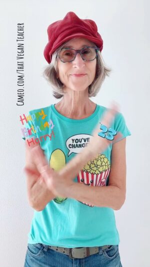 That Vegan Teacher Instagram - Book me on cameo.com/thatveganteacher for personalized messages.