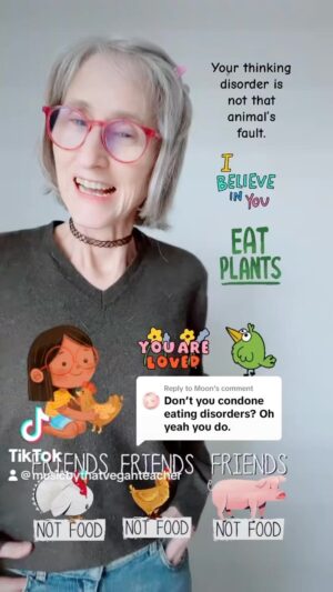 That Vegan Teacher Instagram - Eating disorders that tell you to eat cats are weird.