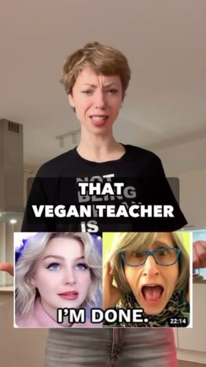 That Vegan Teacher Instagram - ✅ Thank you @diemilitanteveganerin @the.militant.vegan for being #veganphantastic and speaking out against #speciesism and #veganphobia. We need more courageous vegans like you who are willing to defend all who are being attacked. 🩷