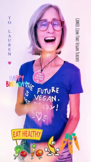 That Vegan Teacher Instagram - #thatveganteacher #thatveganteachermisskadie #thatveganteacherwhosings #thatveganteacherwhocomposessongs #vegan #veganimpact #veganlife #veganlifeisgood #veganfortheanimals #veganforeverything #cameodotcomslashthatveganteacher
