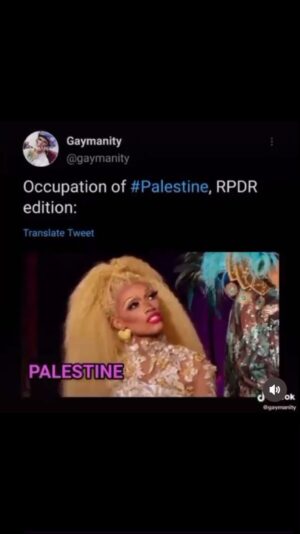 The Vixen Instagram - Shout out to @gaymanity for drawing these parallels two years ago 👏🏾 I haven’t rewatched the show since it aired but I will always be proud that in times of protest I am remembered to be on the right side of history. If only our leaders would try to do the same. #freepalestine